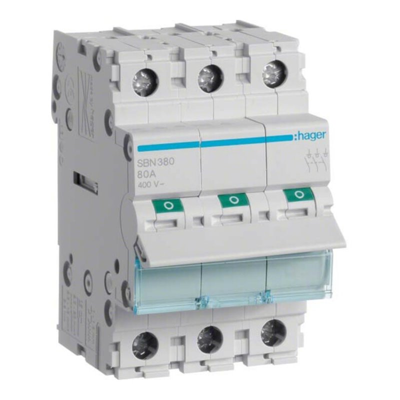 Hager Ausschalter 3P 80A SBN380