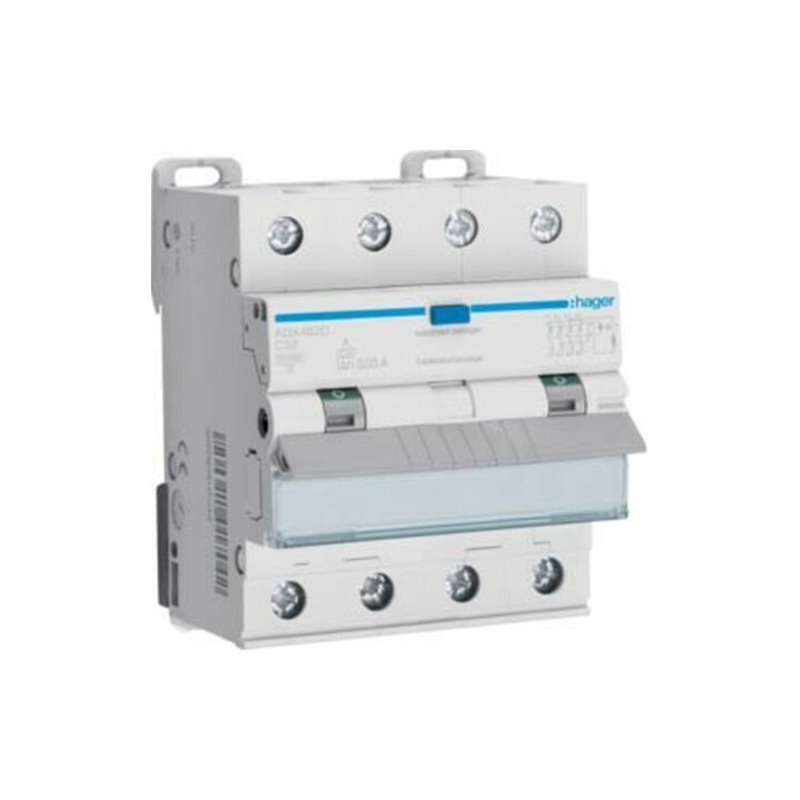 Hager FI/LS-Schalter 4-polig, 10kA ADX482D