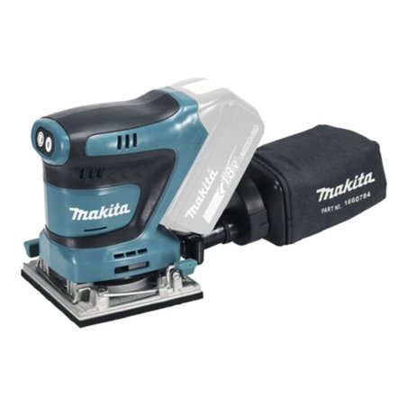 Makita Akku-Schwingschleifer DBO484Z, 18V, 112x102 mm, 14.000 min⁻¹