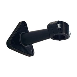 Riegler Messgerätehalter, Ausladung 160, aus Aluminium schwarz lackiert