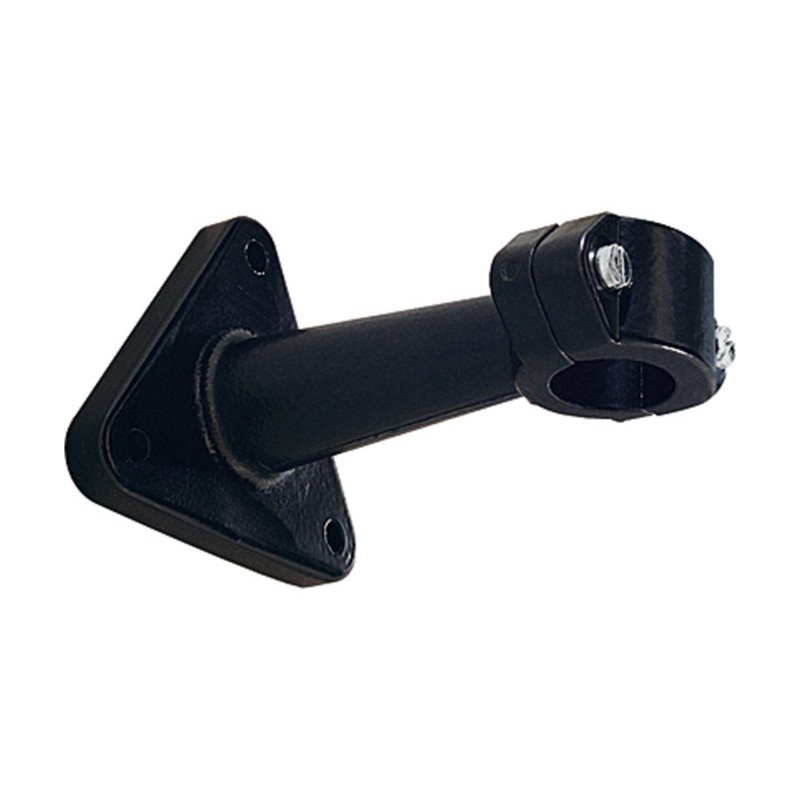 Riegler Messgerätehalter, Ausladung 160, aus Aluminium schwarz lackiert