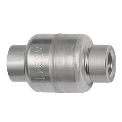 Riegler Rückschlagventil, leichte Bauweise, ES 1.4301, G 3/8, 0,03 bar