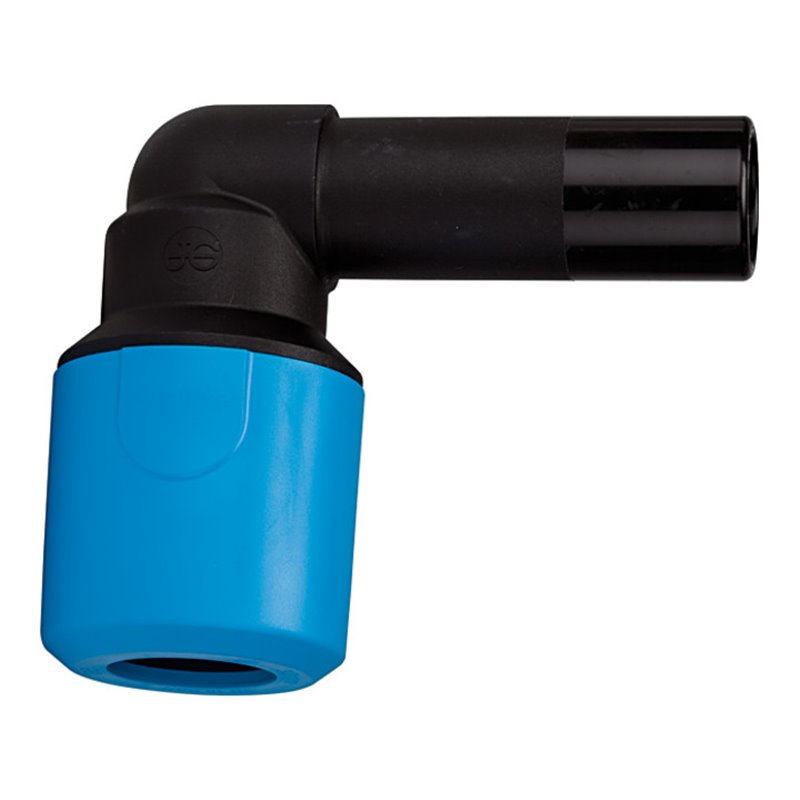 Riegler Einsteck-Winkelverbinder PP, Stutzen 32 mm, Schlauch-Außen-Ã˜ 32