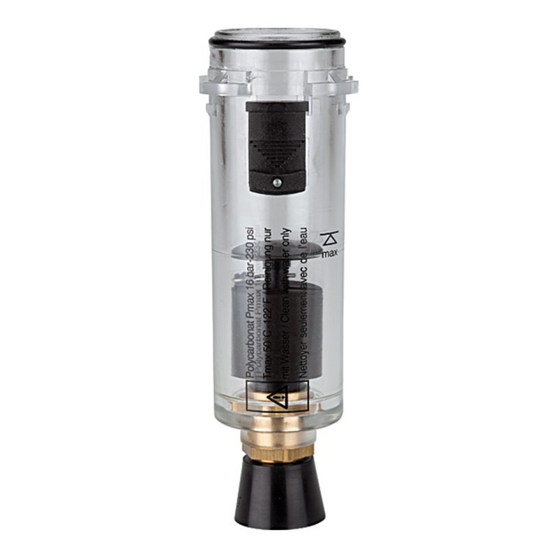 Riegler Polycarbonatbehälter, automatisches Ablassven.(Einbauausfür), BG 1