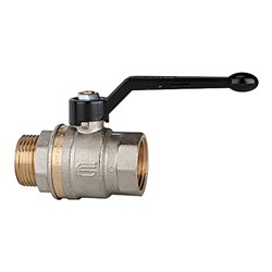 Riegler Kugelhahn, leichte Ausfür, voller Durchgang, IG/AG, MS ver., G 2