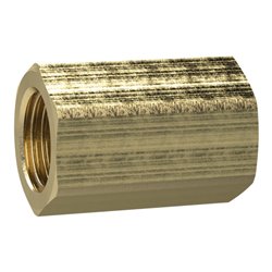 Riegler Muffe mit Außensechskant, G 2, SW 70, Messing, L1 55 mm