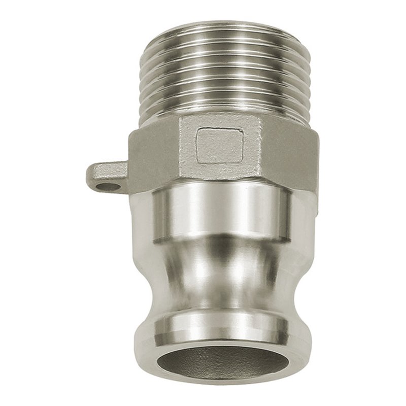 Riegler Kamlok-Schnellkupplungsstecker mit AG, Typ F, ES 1.4401, R 2