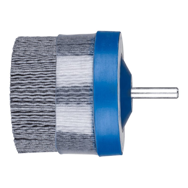 PFERD TOOLS COMPOSITE Tellerbürste DBUR Ø 63 mm Schaft-Ø6 mm SiC-Filament-Ø 1,00mm Korn 120 stationär