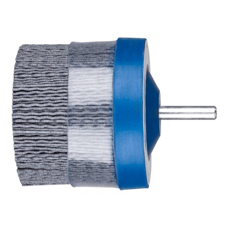 PFERD TOOLS COMPOSITE Tellerbürste DBUR Ø 63 mm Schaft-Ø6 mm SiC-Filament-Ø 1,00mm Korn 120 stationär