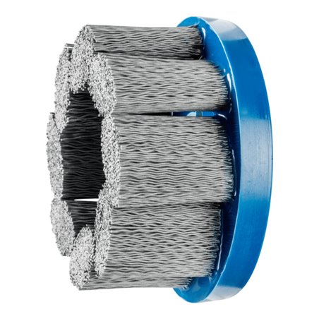 PFERD TOOLS COMPOSITE FLEX Tellerbürste DBU Ø 100x22,2 mm Bohrung SiC-Filament-Ø 0,55 mm Korn 320 stationär