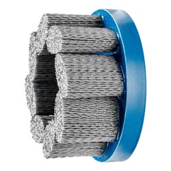 PFERD TOOLS COMPOSITE FLEX Tellerbürste DBU Ø 100x22,2 mm Bohrung SiC-Filament-Ø 1,10mm Korn 120 stationär
