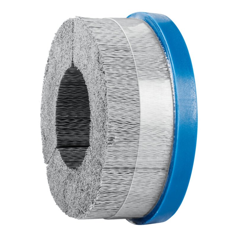 PFERD TOOLS COMPOSITE Tellerbürste DBUR Ø 125x22,2 mm Bohrung SiC-Filament-Ø 0,55 mm Korn 320 stationär