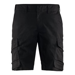 BLAKLÄDER Shorts Industrie Stretch, schwarz / dunkelgrau, Konfektionsgröße DE: 52