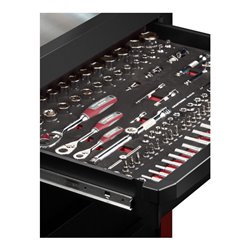 Kraftwerk PRO LINE Werkstattwagen PT800 mit 7 Schubladen