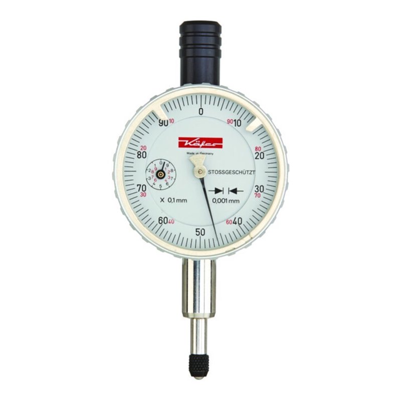 KÄFER Präzisions-Feinmessuhr Feinika stoßgeschützt, Messbereich / Gehäuse-Ø: 1/40 mm