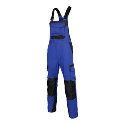 KÜBLER Latzhose InnovatiQ, kornblau / schwarz, Konfektionsgröße DE: 46