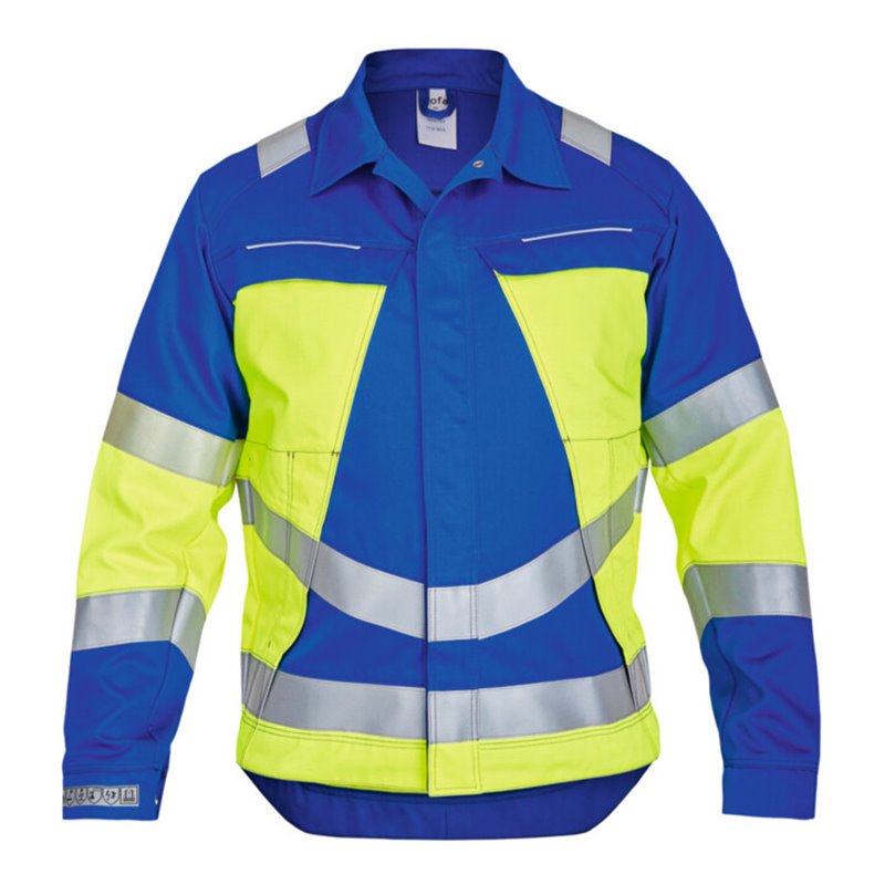 ROFA Multinorm-Jacke VIS-LINE, kornblau / gelb, Konfektionsgröße DE: 98
