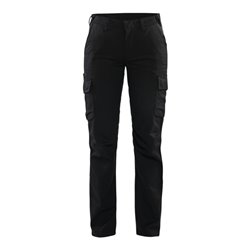 BLAKLÄDER Damen-Bundhose Industrie Stretch, schwarz, Konfektionsgröße DE: 36