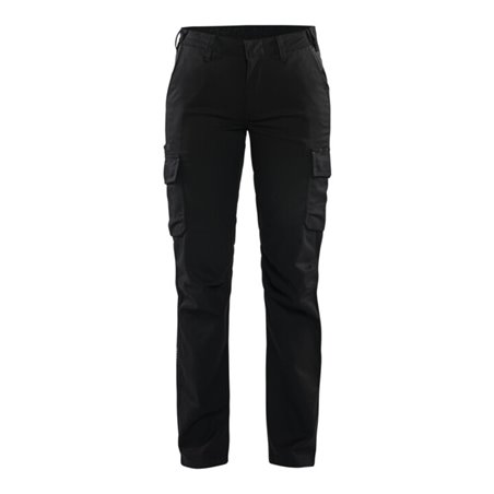 BLAKLÄDER Damen-Bundhose Industrie Stretch, schwarz, Konfektionsgröße DE: 38