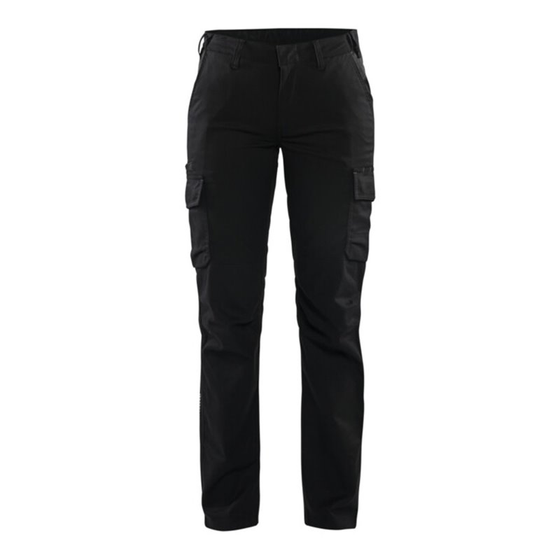 BLAKLÄDER Damen-Bundhose Industrie Stretch, schwarz, Konfektionsgröße DE: 42