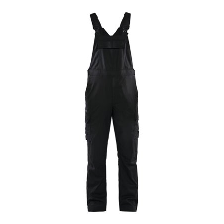 BLAKLÄDER Latzhose Industrie Stretch, schwarz / dunkelgrau, Konfektionsgröße DE: 28