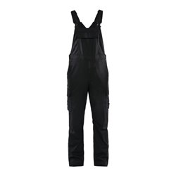 BLAKLÄDER Latzhose Industrie Stretch, schwarz / dunkelgrau, Konfektionsgröße DE: 48