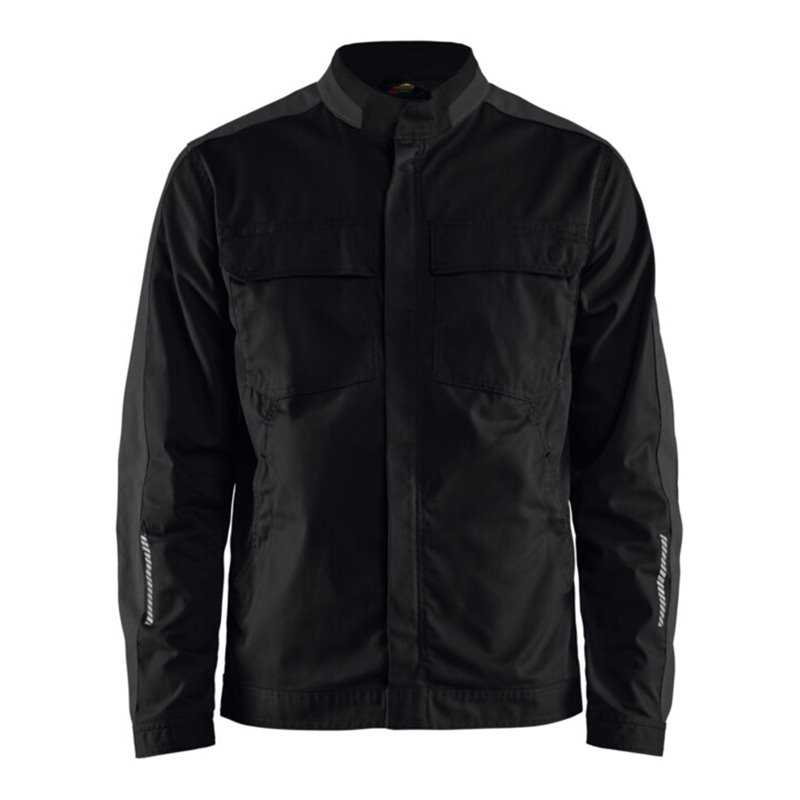 BLAKLÄDER Bundjacke Industrie Stretch, schwarz / dunkelgrau, Unisex-Größe: 2XL