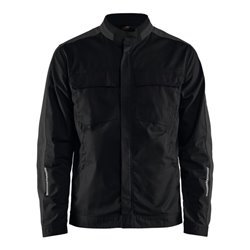BLAKLÄDER Bundjacke Industrie Stretch, schwarz / dunkelgrau, Unisex-Größe: XL