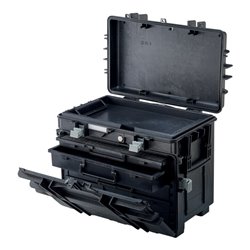 GT LINE Service-Werkzeugkoffer ALL.IN.ONE, fahrbar, mit 4 Schubladen mit Schubladenunterteilung