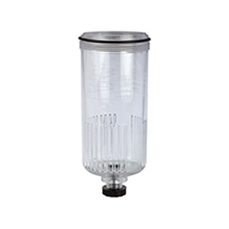 RIEGLER Polycarbonatbehälter für Filter, Glas-Ø: 53 mm