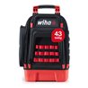 Wiha Mechaniker Werkzeugrucksack 41-tlg. I mit Mechaniker Grundausstattung I stabiler Standboden I mit Laptopfach I Taschen für 