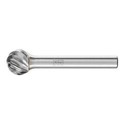 PFERD TOOLS Hartmetall Hochleistungsfrässtift INOX Kugel KUD Ø 12x10mm Schaft-Ø 6 mm für Edelstahl