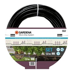 Gardena Micro-Drip-System Tropfbewässerung Set Hecke/Sträucher (50 m)