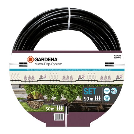 Gardena Micro-Drip-System Tropfbewässerung Set Hecke/Sträucher (50 m)
