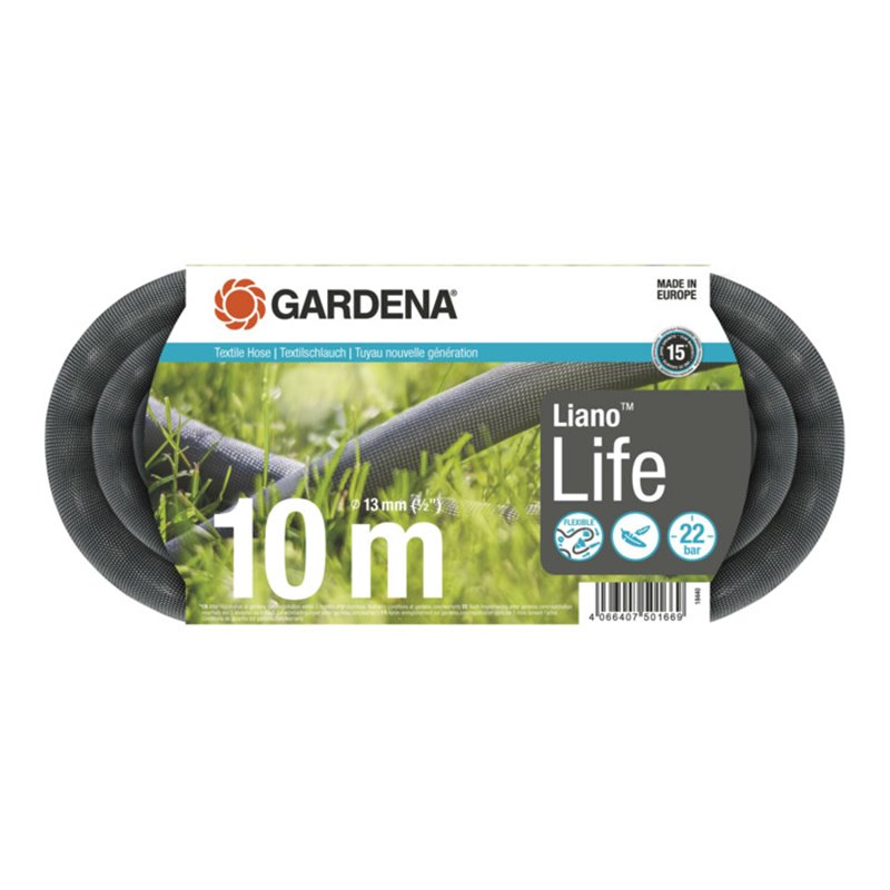 GARDENA Textilschlauch Liano™ Life 1/2', 10 m