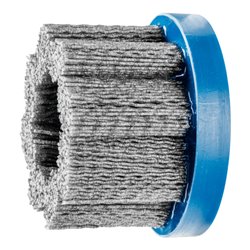 PFERD TOOLS COMPOSITE FLEX Tellerbürste DBU Ø 76x22,2 mm Bohrung SiC-Filament-Ø 1,10mm Korn 80 stationär