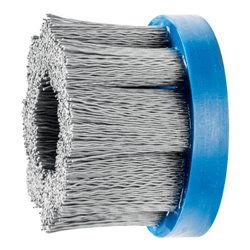 PFERD TOOLS COMPOSITE FLEX Tellerbürste DBU Ø 76x22,2 mm Bohrung SiC-Filament-Ø 0,55 mm Korn 320 stationär