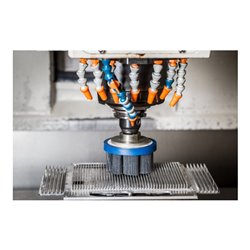 PFERD TOOLS COMPOSITE FLEX Tellerbürste DBU Ø 100x22,2 mm Bohrung SiC-Filament-Ø 1,14 mm Korn 80 stationär