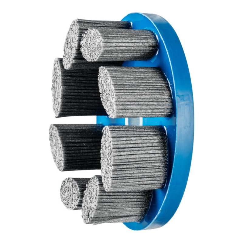 PFERD TOOLS COMPOSITE FLEX Tellerbürste DBU Ø 150x22,2 mm Bohrung SiC-Filament-Ø 1,14 mm Korn 80 stationär
