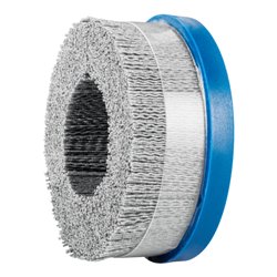 PFERD TOOLS COMPOSITE Tellerbürste DBUR Ø 125x22,2 mm Bohrung SiC-Filament-Ø 1,10mm Korn 80 stationär