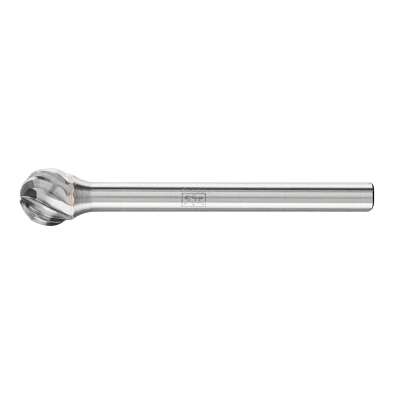 PFERD TOOLS Hartmetall Hochleistungsfrässtift INOX Kugel KUD Ø 06x05 mm Schaft-Ø 3 mm für Edelstahl