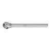 PFERD TOOLS Hartmetall Hochleistungsfrässtift INOX Kugel KUD Ø 06x05 mm Schaft-Ø 3 mm für Edelstahl