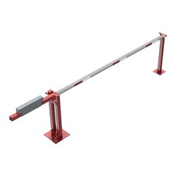 Handschranke, Vorhang Auflage