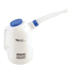 BGS Füllkanne mit flexiblem Ausgussstutzen und Deckel 9570, 8 l
