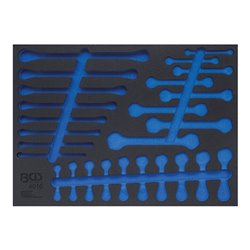 BGS Werkstattwageneinlage 3/3 4016-5, leer, für Art. 4016