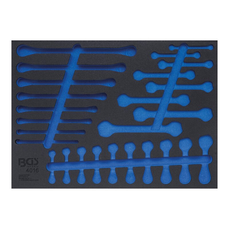 BGS Werkstattwageneinlage 3/3 4016-5, leer, für Art. 4016