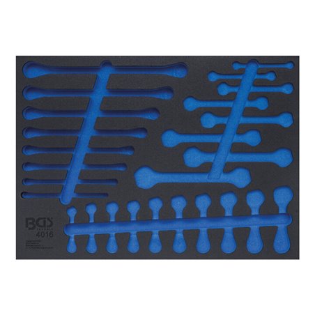 BGS Werkstattwageneinlage 3/3 4016-5, leer, für Art. 4016