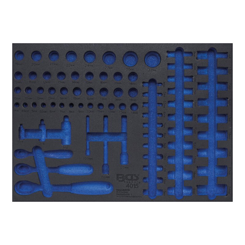 BGS Werkstattwageneinlage 3/3 4015-5, leer, für Art. 4015