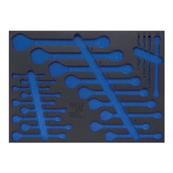 BGS Werkstattwageneinlage 3/3 4012-5, leer, für Art. 4012