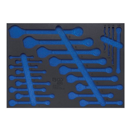 BGS Werkstattwageneinlage 3/3 4012-5, leer, für Art. 4012